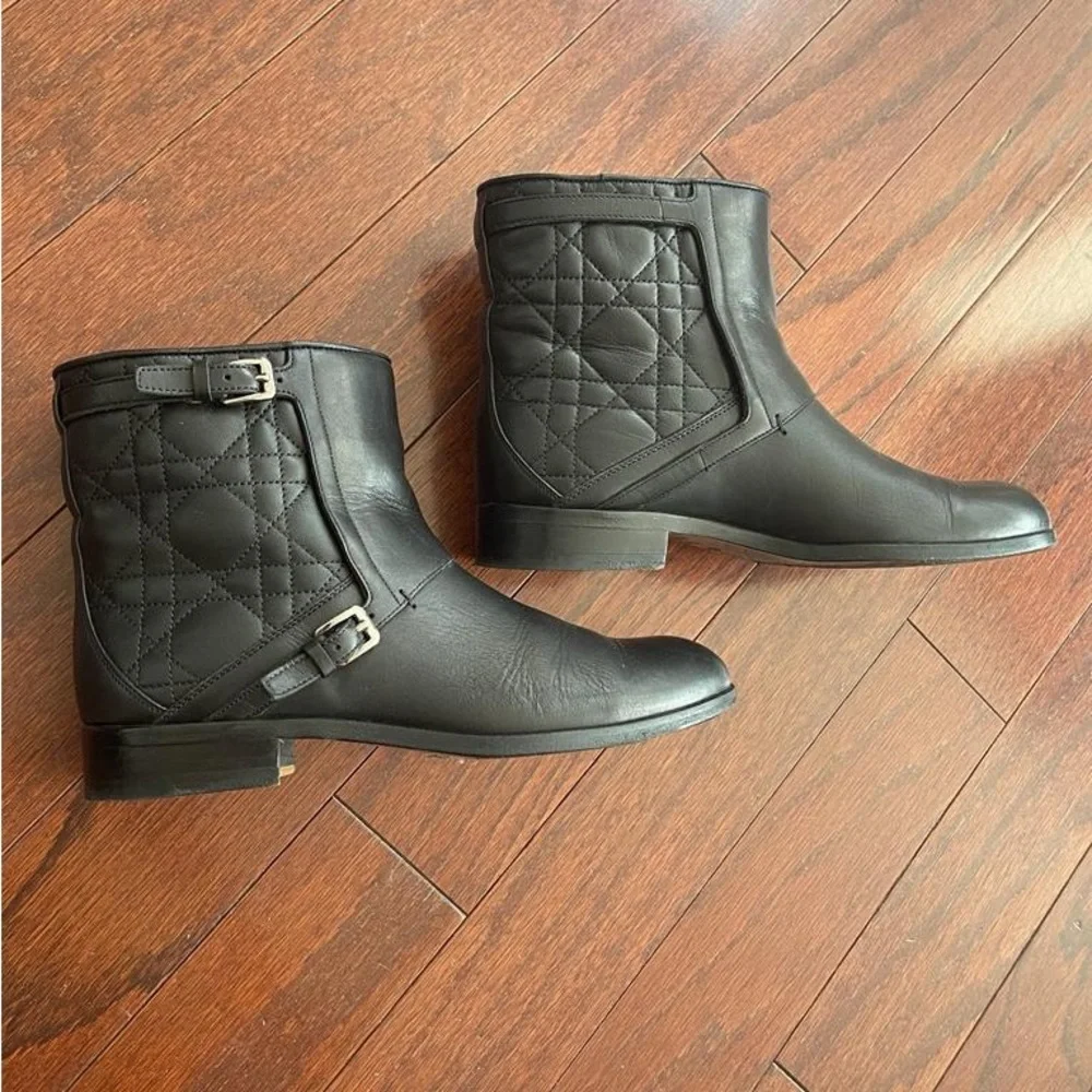 Christian Dior leather women shoes size 36.5 - Picture 4 of 7